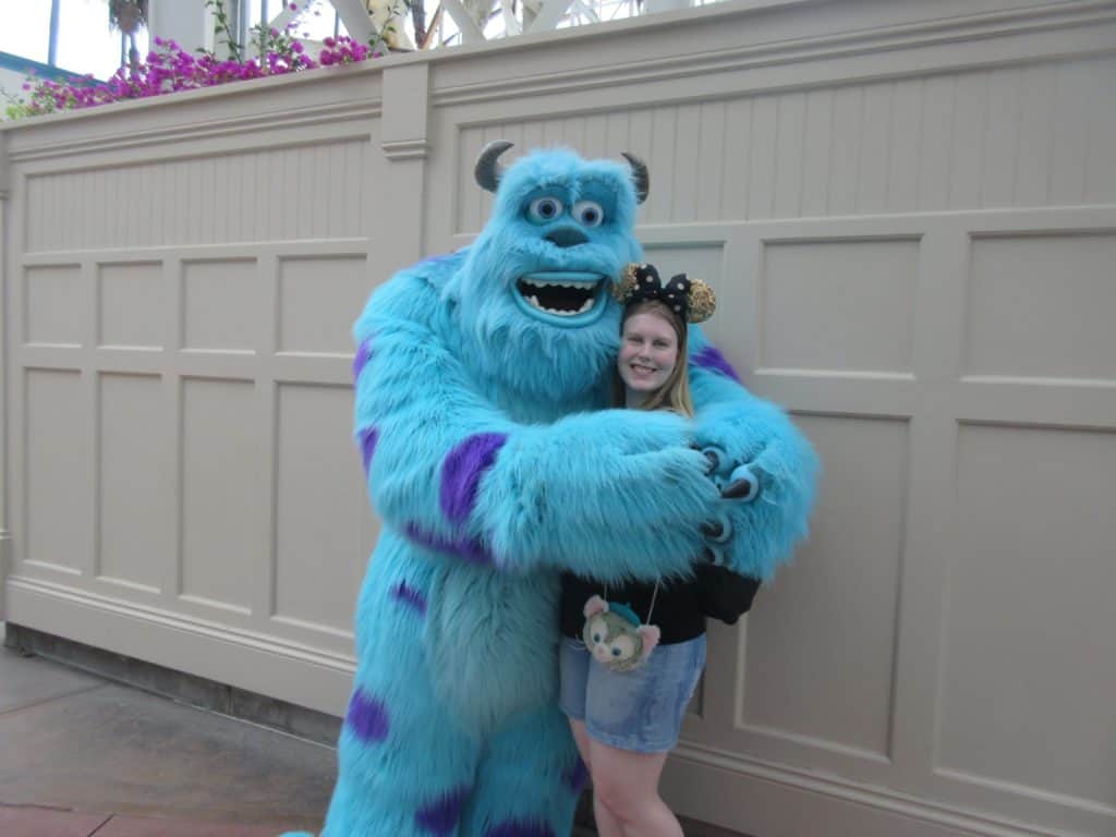 Disneyland California Pixar Sulley About Travels with Erica