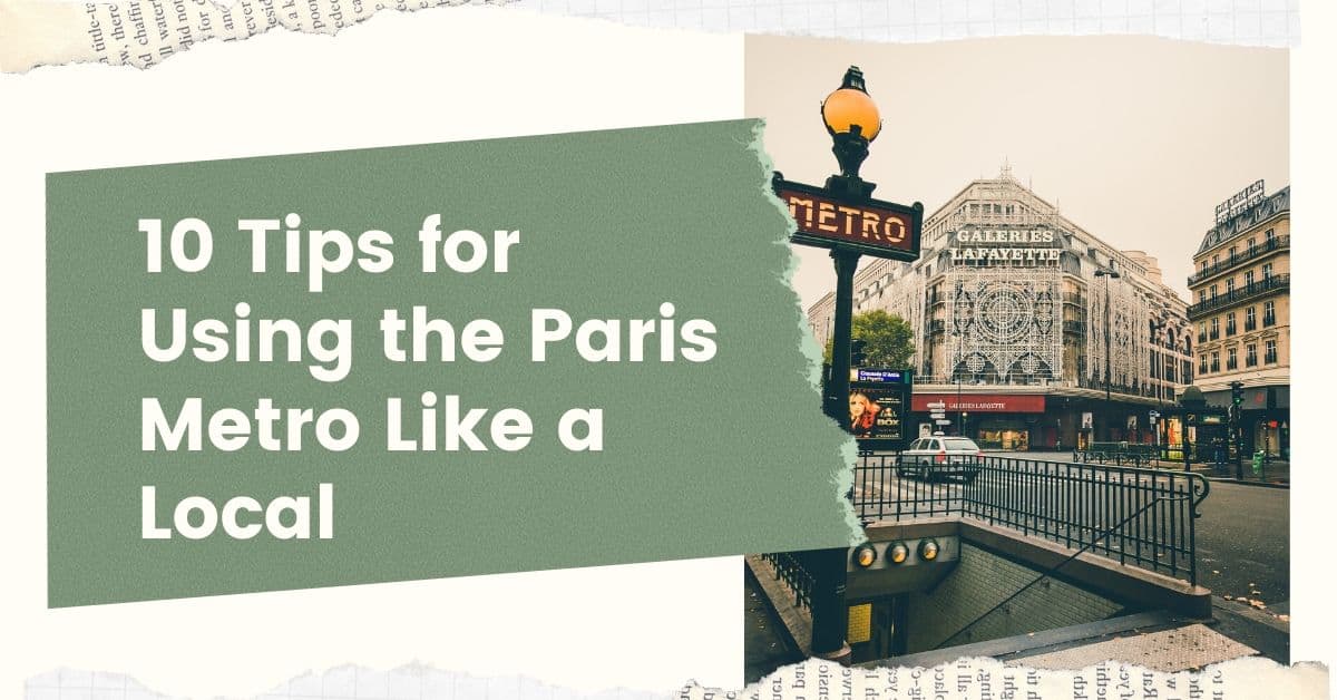 10 Tips for Using Public Transportation in Paris