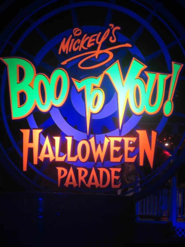 Mickey's Not So Scary Halloween Party MNNSHP Walt Disney World Boo to You Parade 