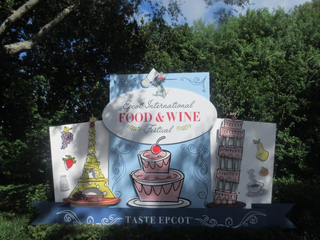 Epcot Food and Wine Festival Walt Disney World in August 