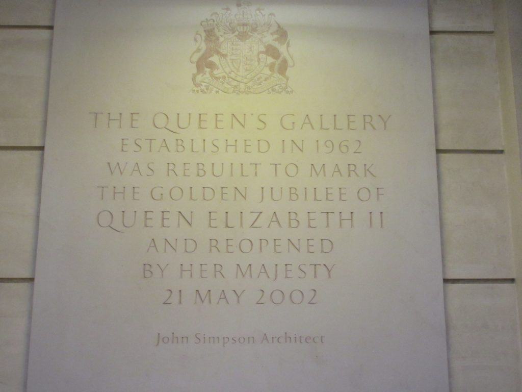 The Queen's Gallery Buckingham Palace