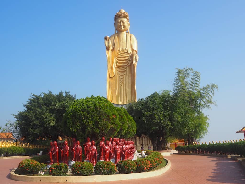 Giant Buddha Fo Guang Shan Monastery Kaohsiung Taiwan 